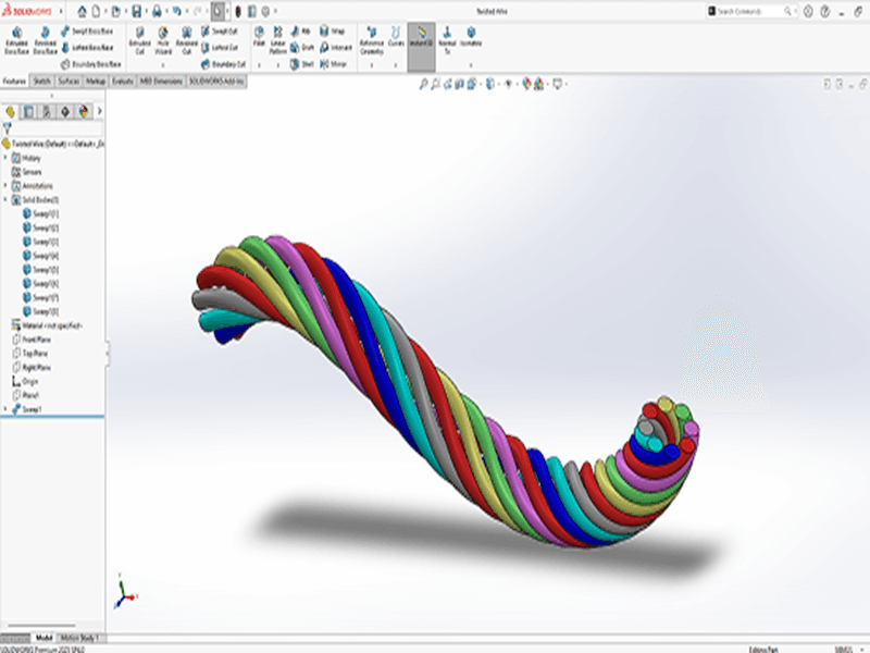 Twisted Wire 3D Design